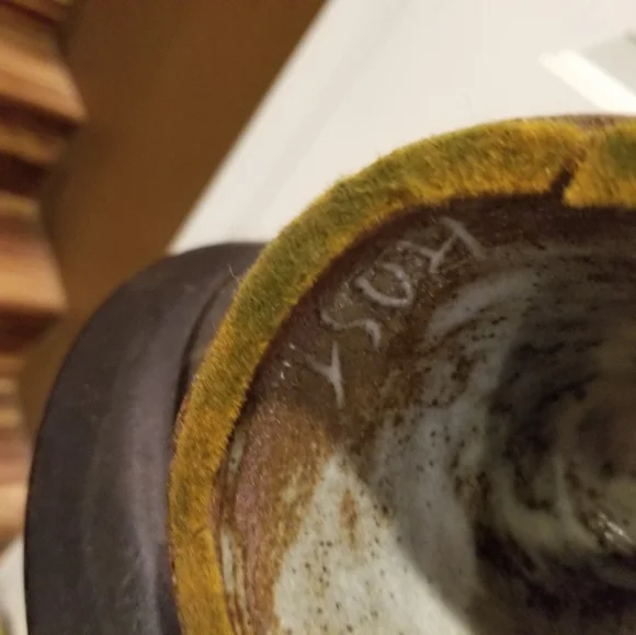 Vintage Mid Century Modern Ceramic Vase by Marguerite Rost - Picture 11 of 15